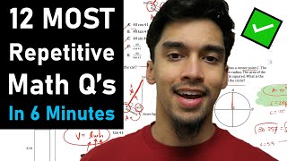 The 12 Most Repetitive ACT® Math Question Types (you can easily get right every time!) in 6 minutes!