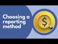 Unclaimed Property- Choosing a reporting method