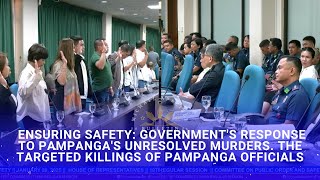 LIVE: House Investigates Unresolved Assassinations of Pampanga Officials