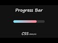 Gradient Progress Bar Animation CSS | CSS Animation
