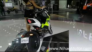 2022 new electric motorcycle scooter FELO on CIMA motor fair (Nihao Motor)