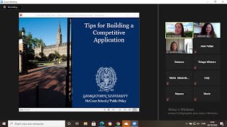 Competitive graduate applications -  Georgetown University - EducationUSA Brasil