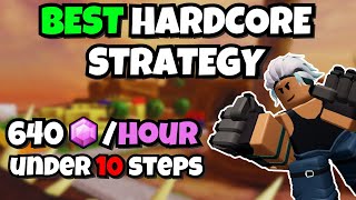 BEST Hardcore Strategy EVER, UNDER 10 Steps! I Trio Miners 6.0 Player 1 POV I TDS Roblox