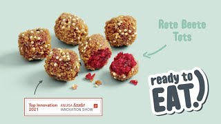 Ready to eat - Rote Beete Tots - Top 10 Anuga 2021 Innovation