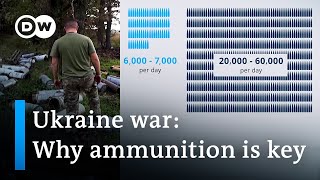 How Russia and Ukraine are struggling to keep up artillery ammunition supplies | DW Analysis