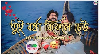 Tui Borsha Bikeler Dheu // (তুই বর্ষা বিকেলের ঢেউ) // Lofi(Slowed+Reverb) // Bangla Romantic Song