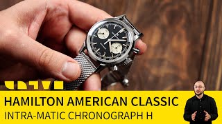 Механический хронограф на ручном заводе HAMILTON American Classic Intra-Matic Chronograph H