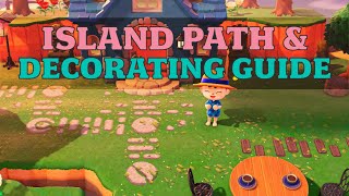 Island Path and Decorating Guide (Timelapse + Commentary) | Animal Crossing: New Horizons