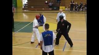 Sensei Rodney Peoples  Tournament Sparring 2