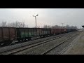 jt 46 spółki db cargo z 16 węglarkami z szopinka do zamościa i wjeżdza do zamościa😁.