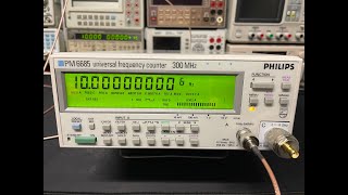 #233 Fluke Philips PM6685 8GHz Frequency Counter Teardown Cleanup