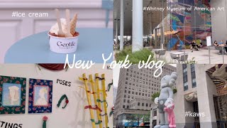 [vlog] Art in NY | kaws×Rockefeller Center | Whitney Museum of American Art |St. Patrick's Cathedral