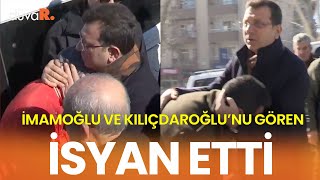 Deprem bölgesinde Kılıçdaroğlu ve İmamoğlu'nu görenler ağlayarak isyan etti!