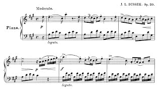 JL Dussek: Sonatina in A Major Op. 20 No. 4  -  Hans Kann, 1972 - MHS 4207