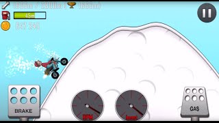 Hill Climb Racing #3 - Max Minibike - Arctic - 1666m