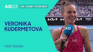 Veronika Kudermetova On-Court Interview | Australian Open 2023 First Round