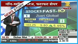 First Trade : Zuari Global is suggested for trading for target of 110, currently at 103 with 6% rise