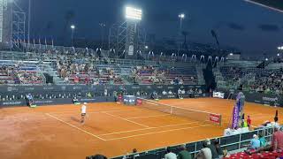 Luciano Darderi (Ita) 6/1 3/6 6/3 a Sebastián Báez (Arg) semifinal Córdoba open Tenis 2024.