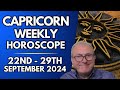 Capricorn Horoscope -  Weekly Astrology 23rd to 29th September 2024