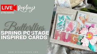 CREATE Beautiful Spring Postage Stamp Inspired Cards Now