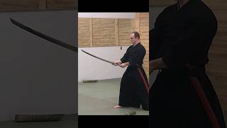 Tameshigiri Katana Cutting #shorts #japanese #sword #training #arizona #battodo