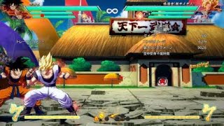 DBFZ 超悟空スパーキング画面端ループコンボ