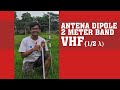 Merancang Antena Dipole VHF 2 Meter Band HT