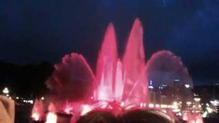 Magical fountain, placa d'españia