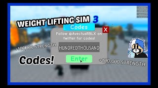 Weight Lifting Simulator 3 Codes Roblox July 2019 Wholefedorg - 