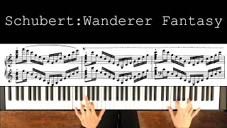 Schubert Wanderer Fantasy, score/analysis