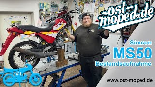 Simson MS 50 Sperber Part 1 | Inventory of Eichi's favorite moped | ost-moped.de