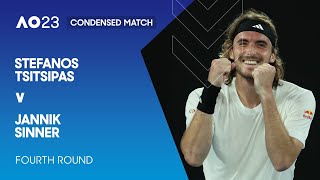 Stefanos Tsitsipas v Jannik Sinner Condensed Match | Australian Open 2023 Fourth Round