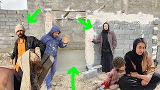 Parisa is building her new house with tears and sorrow.