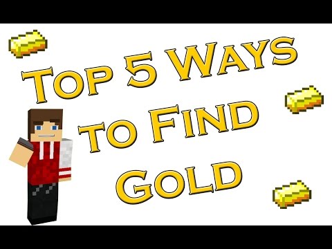 Top 5 Ways to find Gold in Minecraft Top 5 Ways to find Gold in Minecraft