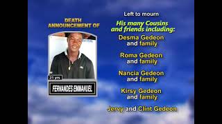 Fernandes Emmanuel ~ Long Obituary