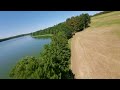 mazury krajobraz jeziora wierzbowskiego dji avata lece w miasto 4k