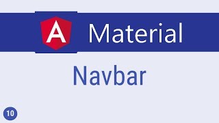 Angular Material Tutorial - 10 - Navbar