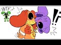 Accidentally Kissed Him - Dogday And Catnap - Smiling Critters Comic Dub