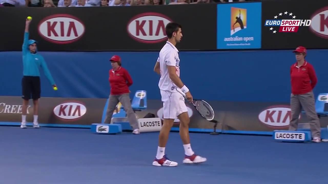 2012 - Australian Open - Semifinale - Novak Djokovic B Andy Murray 6/3 ...