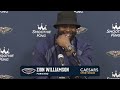 zion williamson on trey murphy iii assists competitors pelicans bulls postgame interview 1 14 25