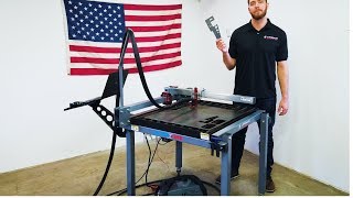 Cutting Demo - CrossFire CNC Plasma Table w/Razorweld Vipercut 30 Plasma Cutter