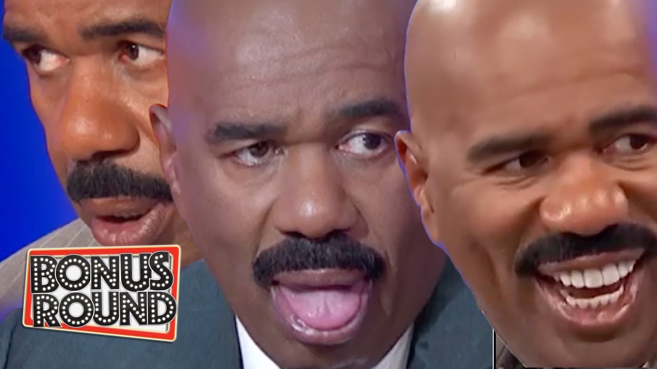 FUNNIEST Steve Harvey Family Feud MOMENTS EVER - YouTube