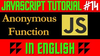 Javascript Tutorial | Anonymous Function in Javascript | QA Peddia English