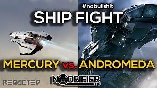 Ship Fight - MERCURY vs ANDROMEDA - Star Citizen