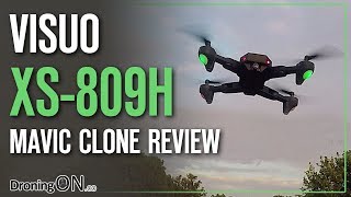 DroningON | Visuo XS809H (DJI Mavic Clone) Unboxing & Flight Test Review