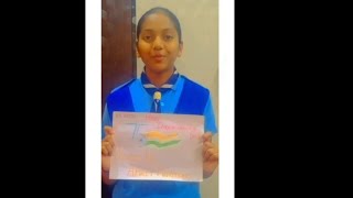 Spring Dale school Gajuwaka visakhapatnam Guide Varshini On Account of 75th Independence Day 2022