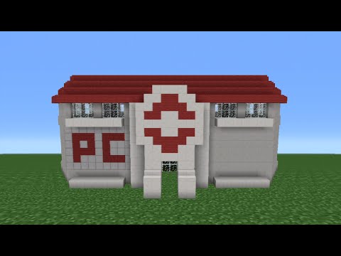 Minecraft Tutorial: How To Make A Pokemon Center Minecraft Tutorial: How To Make A Pokemon Center