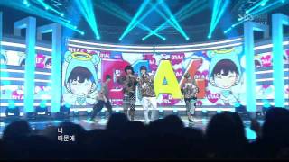 111009.인기가요 B1A4 [Beautiful Target]