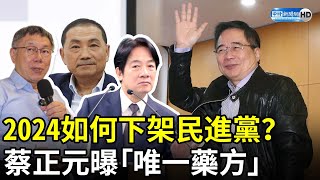 2024如何下架民進黨？　蔡正元揭選民心態曝「唯一藥方」 @ChinaTimes