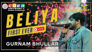 Gurnam Bhullar's First ever Electrifying Live Performance at COER University on \